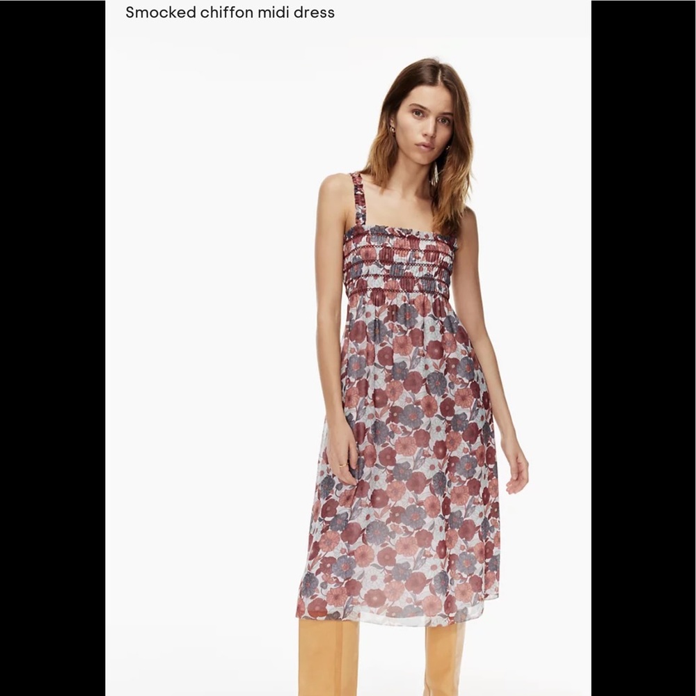 Wilfred Multicolor Floral Midi Dress